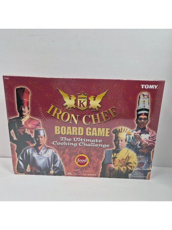TOMY Other - VTG TOMY Iron Chef The Ultimate Cooking Challenge Board Game 2003 NIB